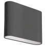 Светильник SP-WALL-FLAT-S110x90-2x3W Warm3000 (GR, 120 deg, 230V) (Arlight, IP54 Металл, 3 года), 032410